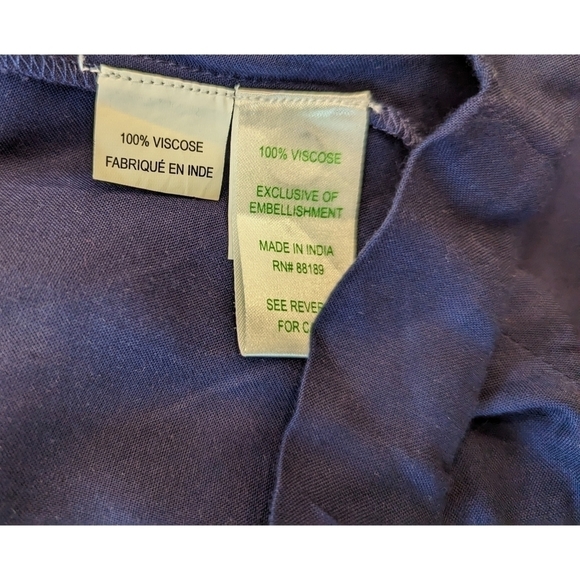 Lilly Pulitzer Sarah Embellished Tunic Viscose Beaded Dress Small - Picture 5 of 9